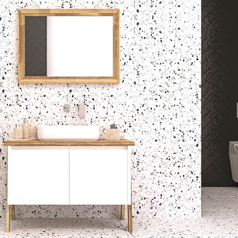 Ege Aynalı Banyo Dolabı Seti Beyaz
