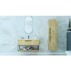  Tesa Banyo Boy Dolap 35 Cm Gri