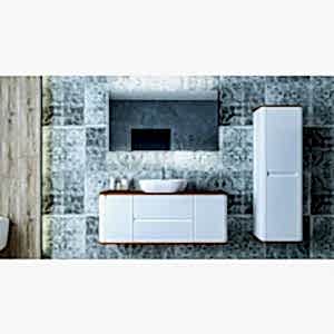  Monna Clas Banyo Boy Dolap 40 Cm Beyaz