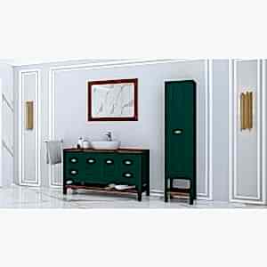  Dema Banyo Boy Dolap 40 Cm Beyaz