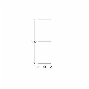  Trim Banyo Boy Dolap 43 Cm Lacivert