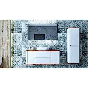  Monna Clas Banyo Boy Dolap 40 Cm Antrasit