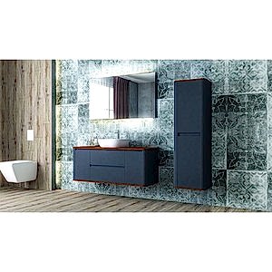  Monna Clas Banyo Boy Dolap 40 Cm Antrasit