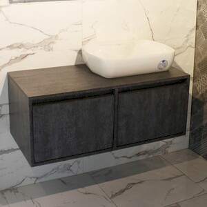  Stone Banyo Dolabı Takımı 2 li 100 Cm Stone