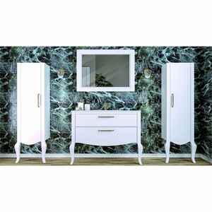  Atlas Banyo Boy Dolap 40 Cm Beyaz
