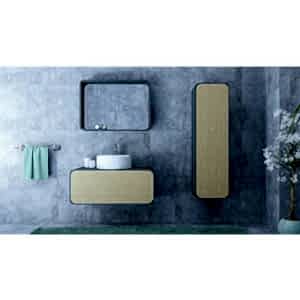  Dendro Banyo Boy Dolap 43 Cm Ceviz-Beyaz