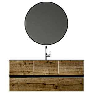  Retta Aynalı Banyo Dolabı Seti S.Meşe