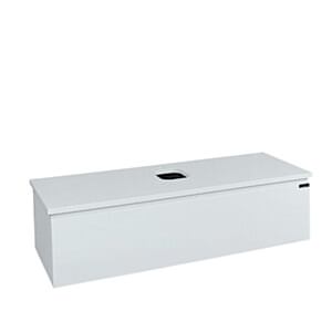  Flat Led Aynalı Raflı Banyo Dolabı Seti Beyaz