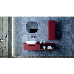  Form Banyo Boy Dolap 30 Cm Gri