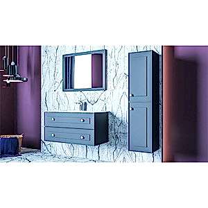  Vico Banyo Boy Dolap 35 Cm Antrasit