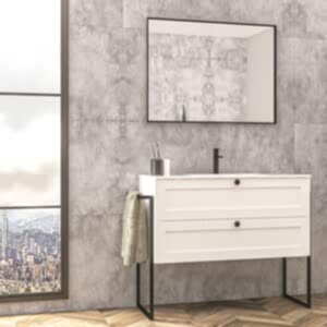  Icon Aynalı Banyo Dolabı Seti Beyaz